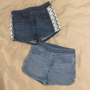 Wonder Nation Toddler 2 Pairs of Denim Shorts Sz 3T